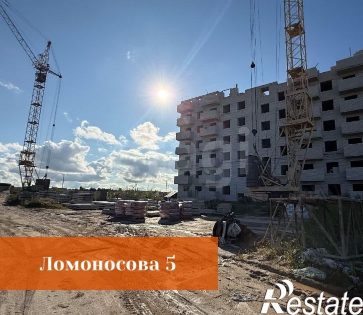 1-комн квартира в новом доме улица Ломоносова, 5