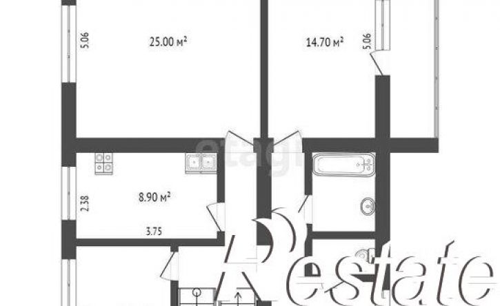 4-комн квартира улица Горького, 51,  д. 51
