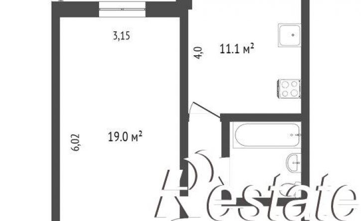 1-комн квартира Дальняя улица, 18В,  д. 18В