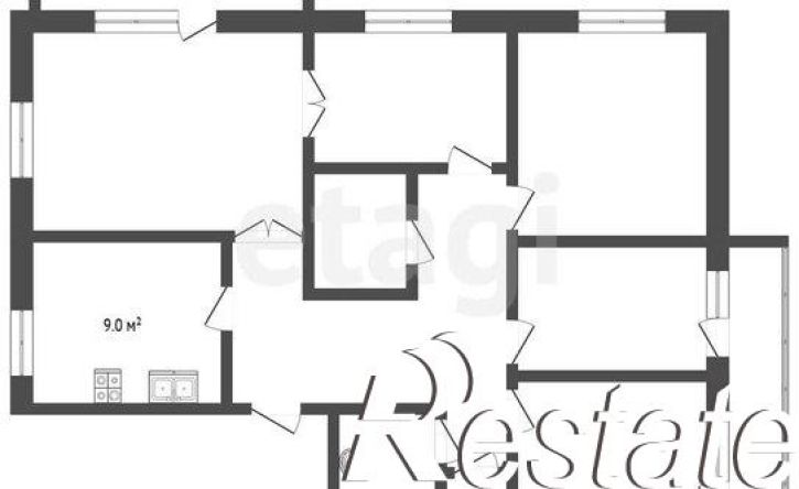 5-комн квартира улица Дзержинского, 15,  д. 15