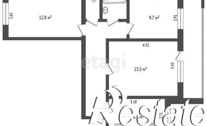 3-комн квартира Северная улица, 26,  д. 26